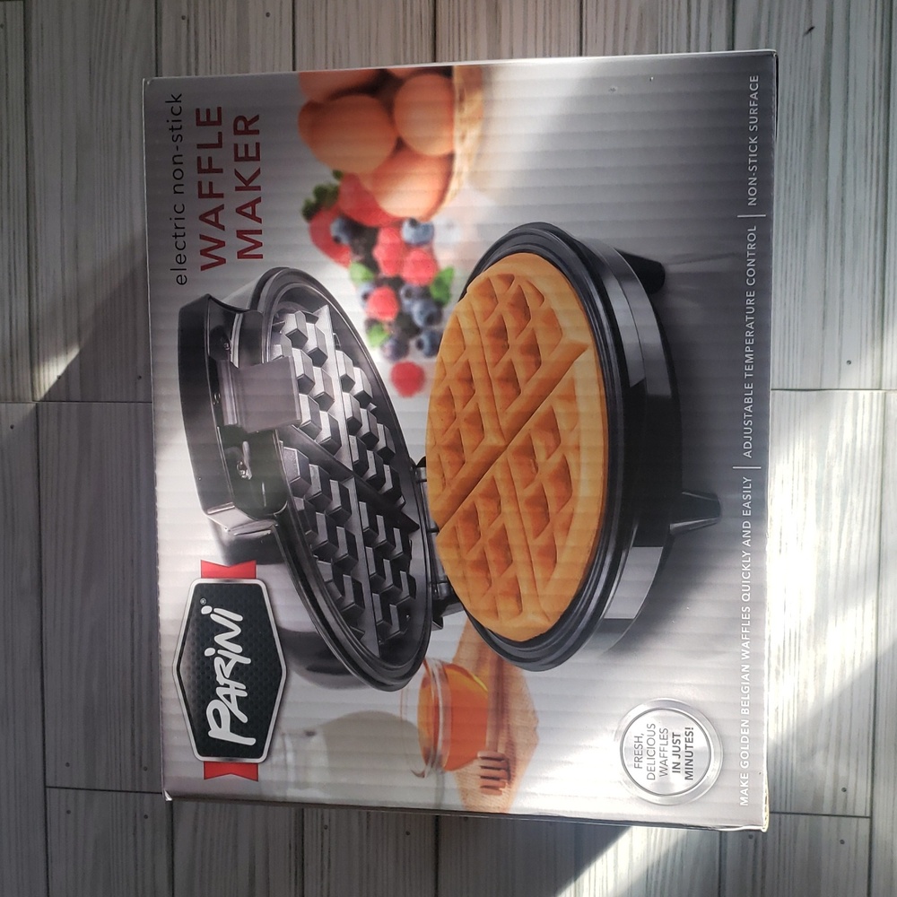 Parini Electric Non Stick Waffle Maker NWT - Picture 5 of 6